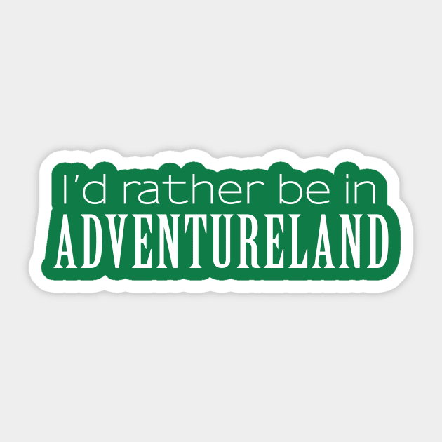 Adventureland Wishes Sticker by Geek Tees